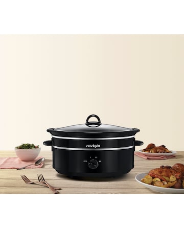 Crockpot SCV655B 6.5 Litre One Pot Black Manual Slow Cooker