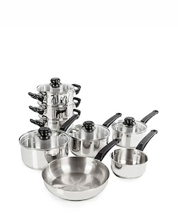 Swan Townhouse 8 Piece Stainless Steel Cookware Set