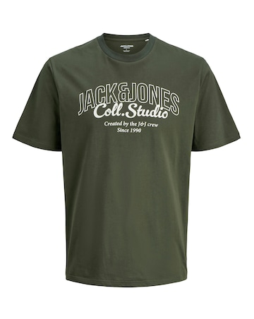 Jack & Jones Makoto T-Shirt & Polo Pack - Green/Black