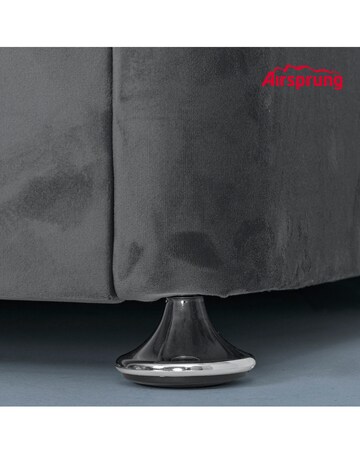 Airsprung Velvet Divan Base with 4 Drawers