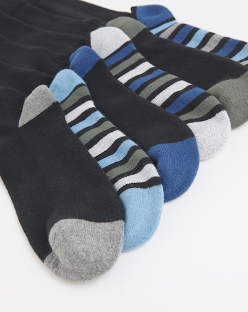 6 Pack Multi Cushion Sole Socks