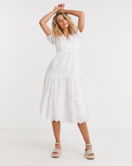Joe Browns Penelope Broderie Midi Dress