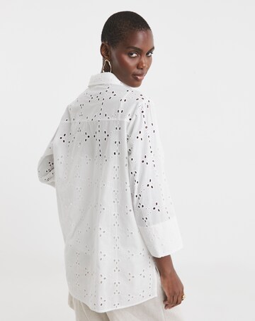 Pure Cotton Broderie Shirt