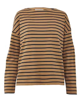 Anthology Stripe Cotton Modal Long Sleeve Top
