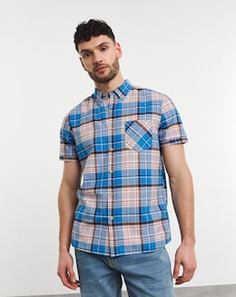 Short Sleeve Oxford Check Shirt