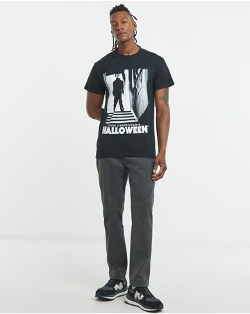Halloween Horror Movie T-Shirt - Black