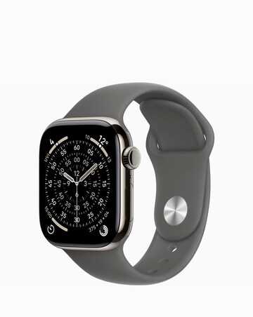 Apple Watch Series 11 GPS + Cellular 46mm - Stone Grey Sport Band - M/L