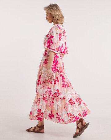 Julipa Tiered Lace Trim Dress