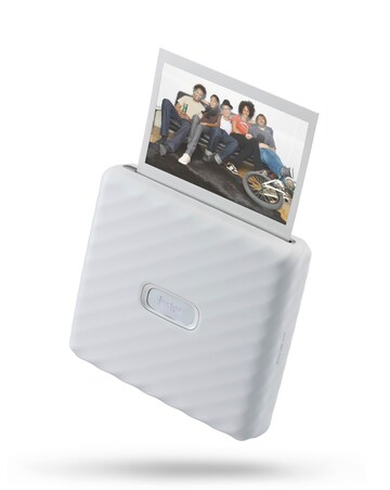 Fujifilm Instax Link Wide Printer with 40 Shot Film Pack - Ash White