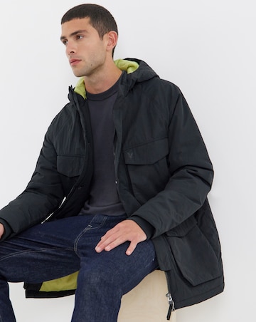 Lyle & Scott Tactical Wadded Parka - Black