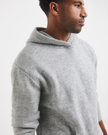 Relaxed Fit Soft Touch Knitted Hoodie