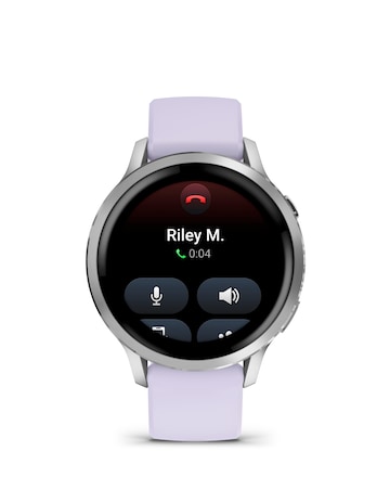 Garmin Venu 4 41mm GPS Smart Watch - Silver/Periwinkle