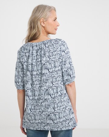 Julipa Pure Cotton Scoop Neck Top