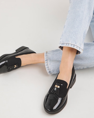 Amy Tassle Trim Loafers - Extra Wide Fit (EEE)
