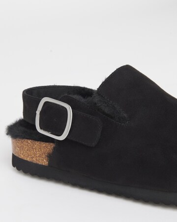 Floss Fluffy Mule Slippers - Extra Wide Fit (EEE)