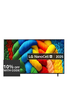 LG 75NANO80A6B 75in NanoCell AI 4K Smart TV