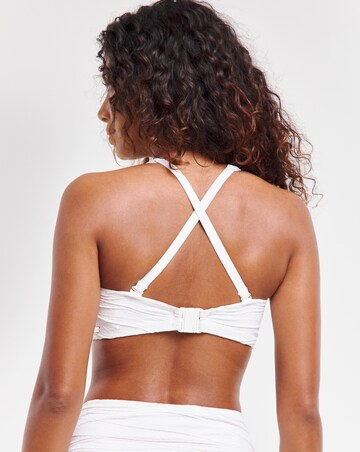 Fantasie Beach Waves Bandeau Bikini Top Linen
