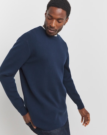 Navy Soft Touch Crew Neck Jumper