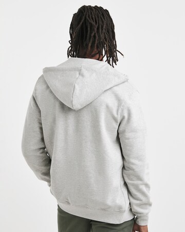 Full Zip Hoodie - Grey Marl
