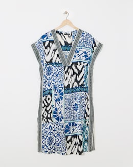 Stretch Satin Printed Nightie