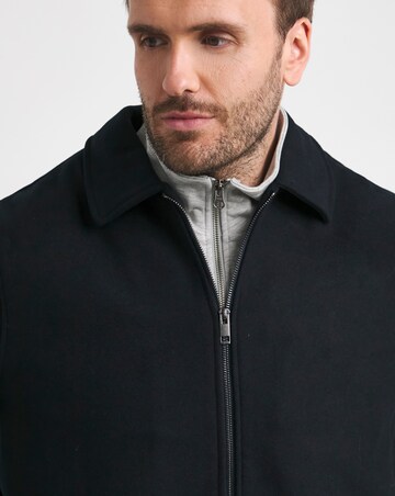 Wool Collar Zip Up Jacket