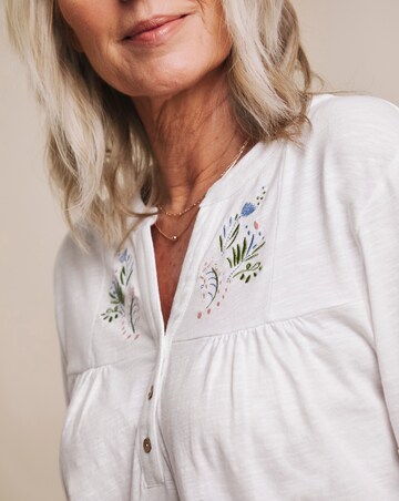 Julipa Jersey Embroidered Top