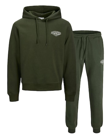 Jack & Jones Makoto Logo Tracksuit - Green