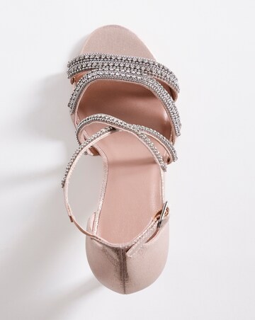 Joanna Hope Glitzy Ankle Strap Sandal EEE Fit