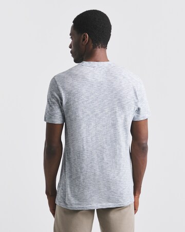 Union Textured Stripe T-Shirt- Indigo/ White