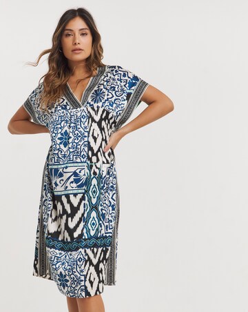 Stretch Satin Printed Nightie