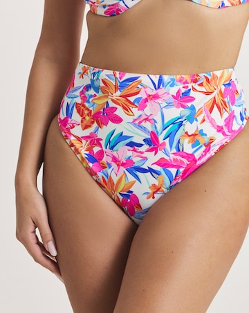 Elomi Savaneta Mid Rise Bikini Brief White