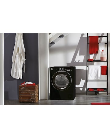 Hoover H-Dry 300 HLEC8LGB-80 8kg Condenser Tumble Dryer Black + Install
