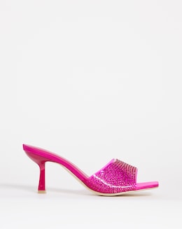 Joanna Hope Diamante Mule Sandal - Wide Fit (E)