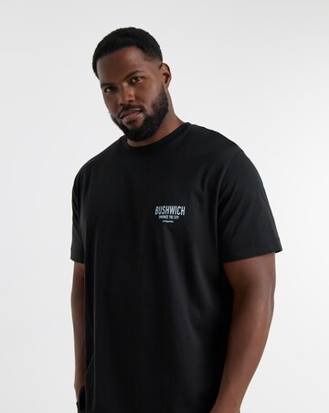 Jack & Jones Bushwich Back Graphic T-Shirt - Black