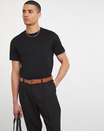 Premium 100% Mercerised T-Shirt- Black
