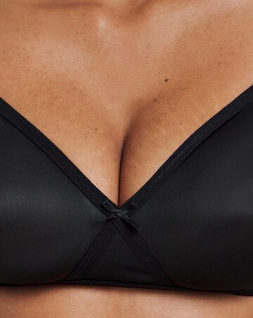 Pretty Secrets (3 Pack) Full Cup Non Wired Bras (B-E) Black