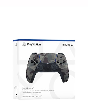 PlayStation 5 DualSense Controller - Grey Camouflage