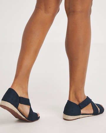 Sonya Soft Strap Espadrille Sandals - Standard Fit (D)