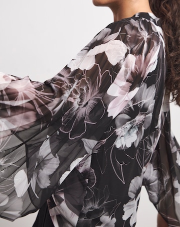 Joanna Hope Keyhole Pleated Blouse