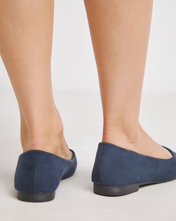Tiana Toe Cap Ballerina - Wide Fit (E)