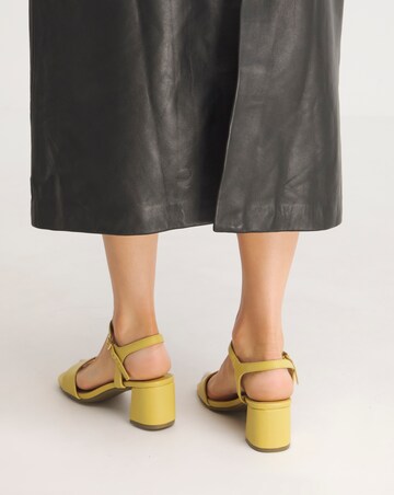 Kylie Barely There Block Heeled Sandals Wide E Fit