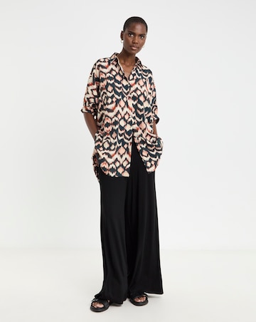 Printed Oversized Blouse