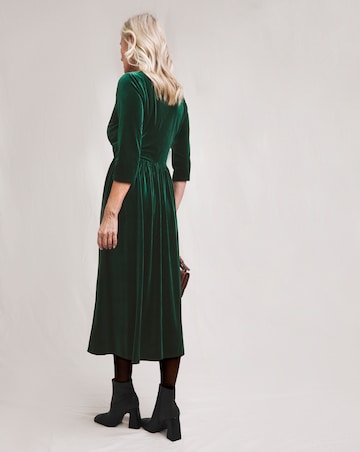 Julipa Velour Midi Dress