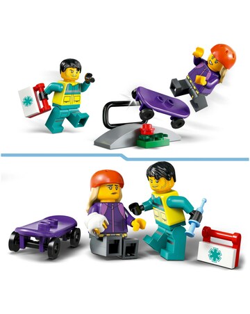 LEGO City Emergency Ambulance Toy Set with Minifigures 60451