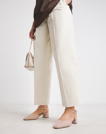 Jennifer Two Part Heeled Shoes - Wide Fit (E)