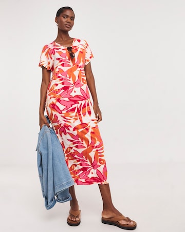 Great Value Soft Touch Midi T-shirt Dress