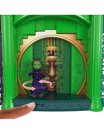 Wicked Emerald City Small Doll Playset with 5 Play Spaces & 15 Accessories