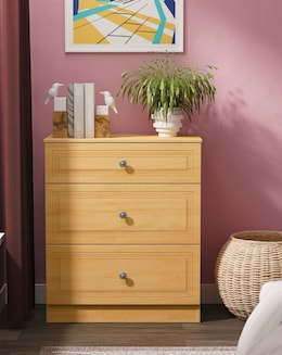 Richmond Ready Assembled 3 Drawer Chest