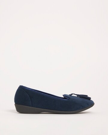 Tassle Slipper - Wide Fit (E)
