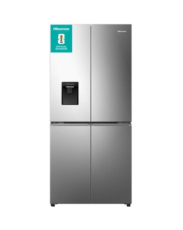 Hisense RQ5P470SMIE 80cm American 4 Door Fridge Freezer - Black